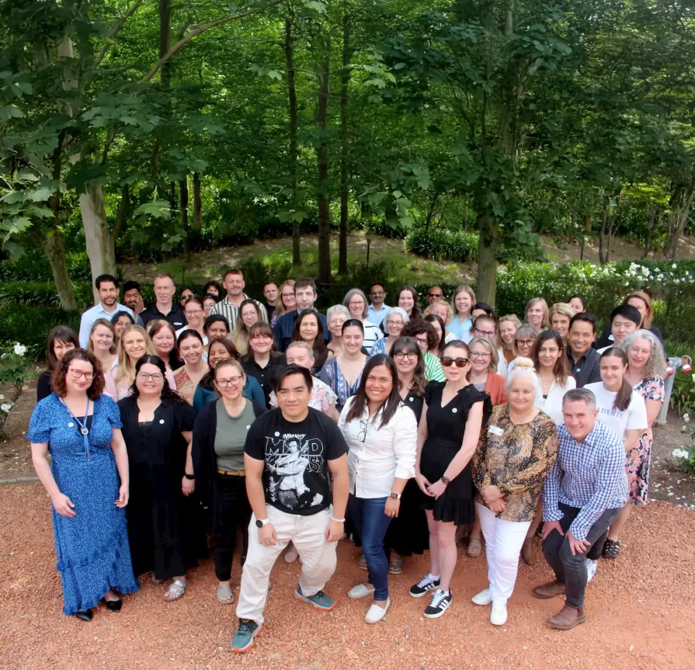 A group picture of staff at NBMPHN